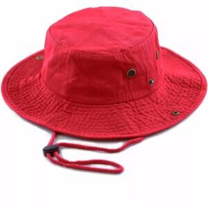 Fisherman Bucket Hat‎ Cotton Wide Brim Foldable Double-Sided Outdoor Sun Boonie.